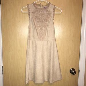 Francesca’s cream dress
